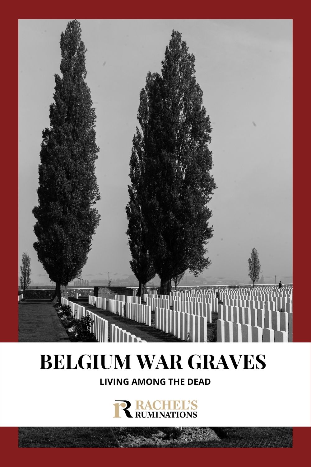 With so many Belgium war graves, memorials, monuments, trenches and museums in the Ypres Salient, it's as if the locals live among the dead. via @rachelsruminations