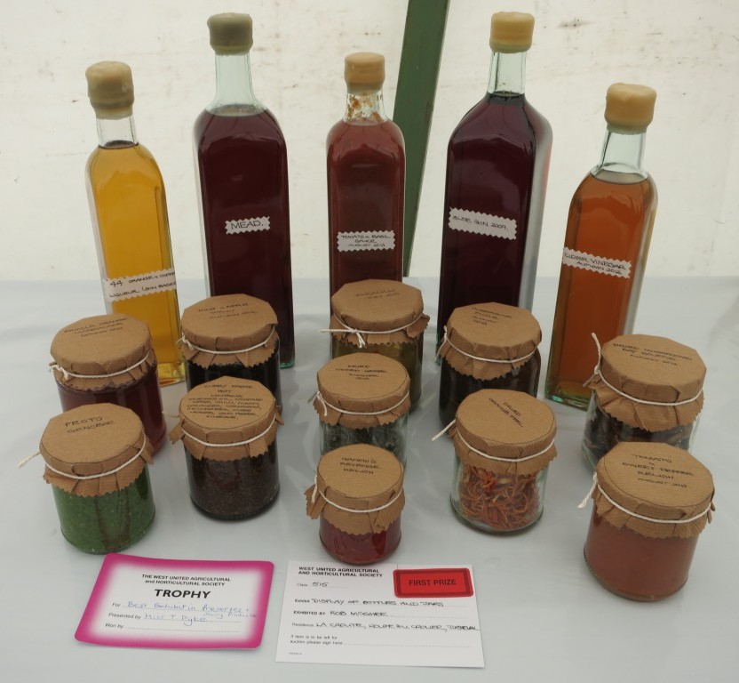 a prizewinning arrangement of preserves