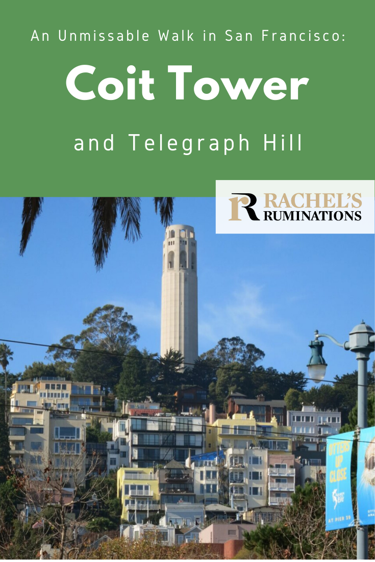One thing I highly recommend to anyone visiting San Francisco: a walk up and down Telegraph Hill to see Coit Tower, its murals and the view. Read all about it here! #sanfrancisco #coittower #telegraphhill #travel #california via @rachelsruminations
