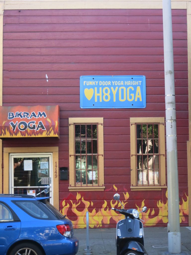 brightly-painted yoga business