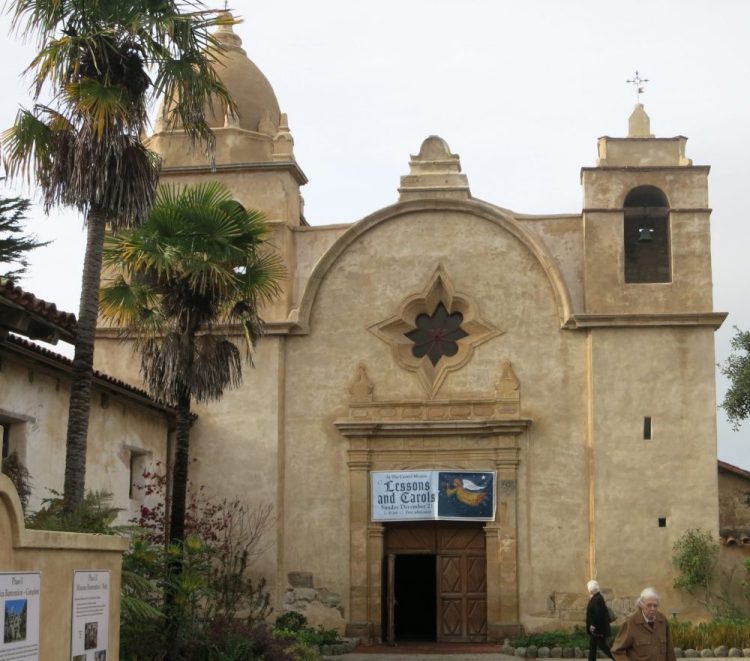 front view of Carmel mission