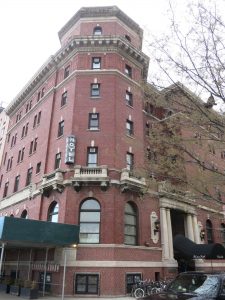 exterior view of the Jane Hotel building