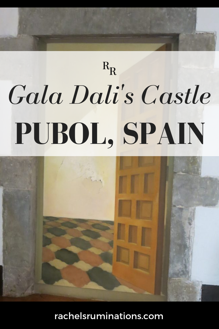 Gala Dali Castle is supposed to be about Gala Dali, but it's really about her relationship with Salvador Dali! Pinnable image.