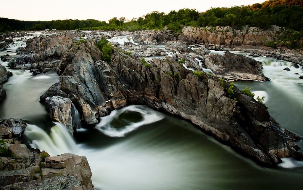 waterfall at Great Falls National Park