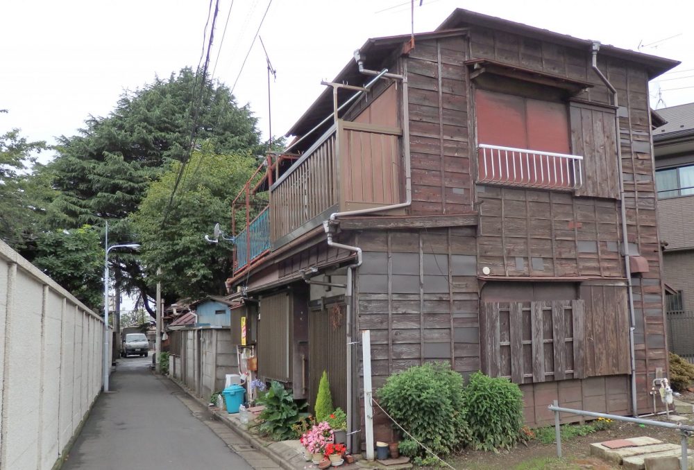 a wooden house in the Yanaka neighborhood, Tokyo