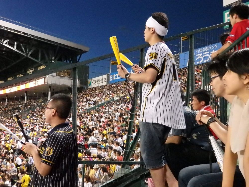 a particularly fanatical supporter of the Hanshin Tigers baseball team