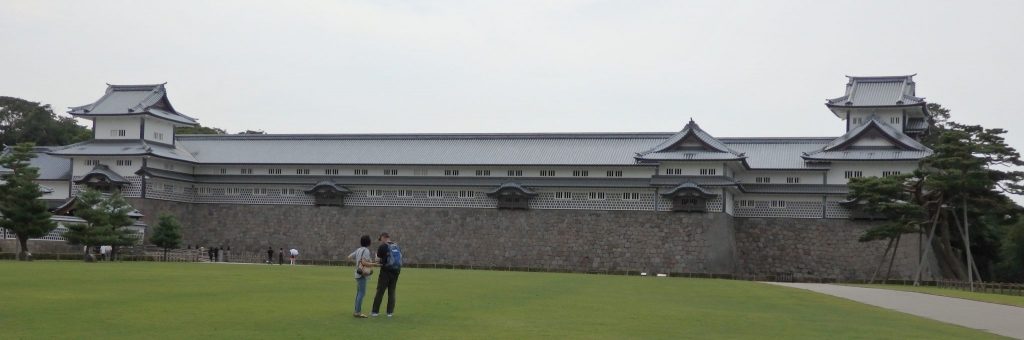 Kanazawa Castle isn't actually a castle; it's a reconstruction of a very large out-building.