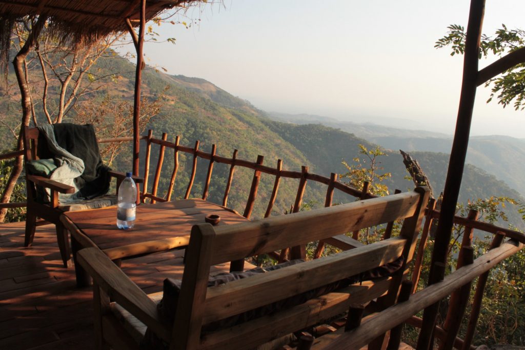 part of the view from our chalet at Lukwe Ecocamp in Livingstonia (photo courtesy of Albert Smith)