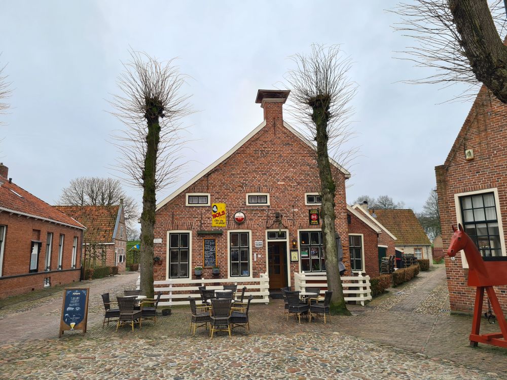 One of the cafes catering to tourists in Bourtange.