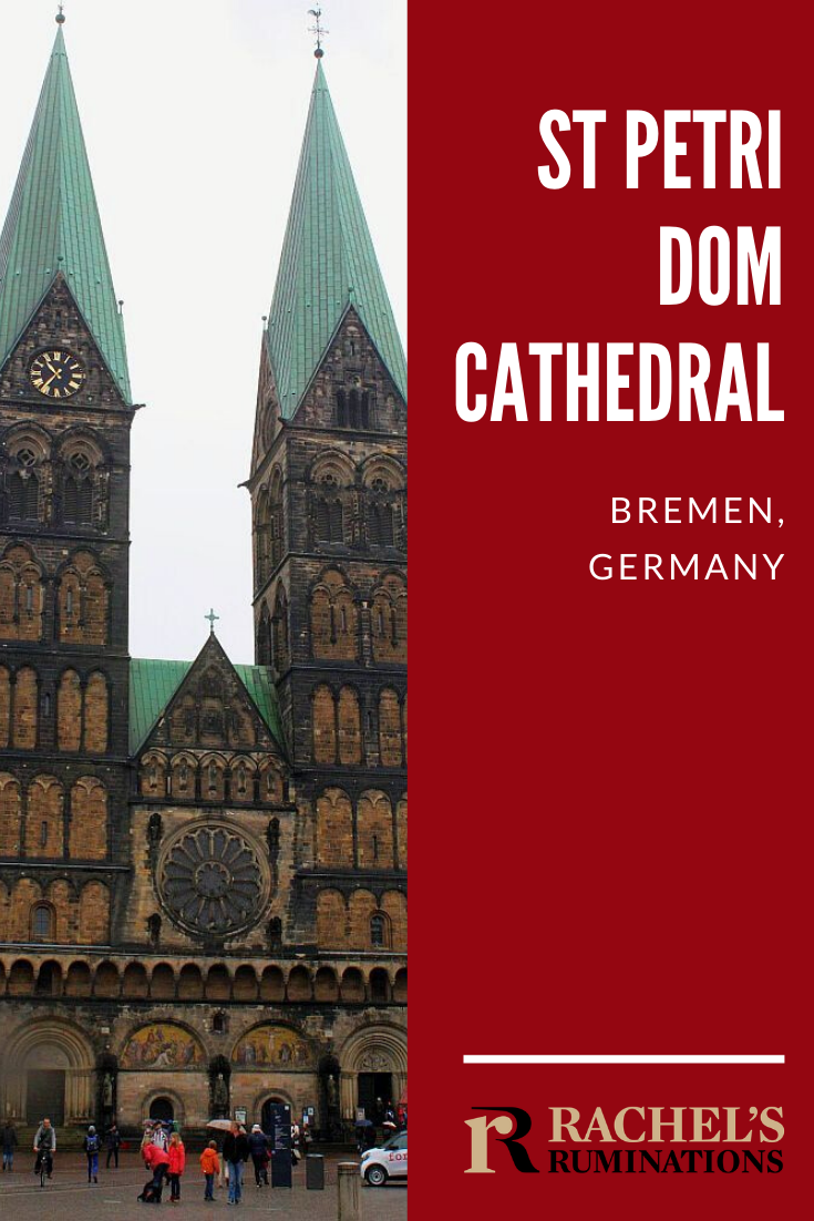 In the German city of Bremen, you can’t possibly miss seeing St Petri Dom, the huge church whose massive, chunky twin spires dominate the central squares. Read all about it here! #Bremen #Germany #church #travel #Christianity via @rachelsruminations