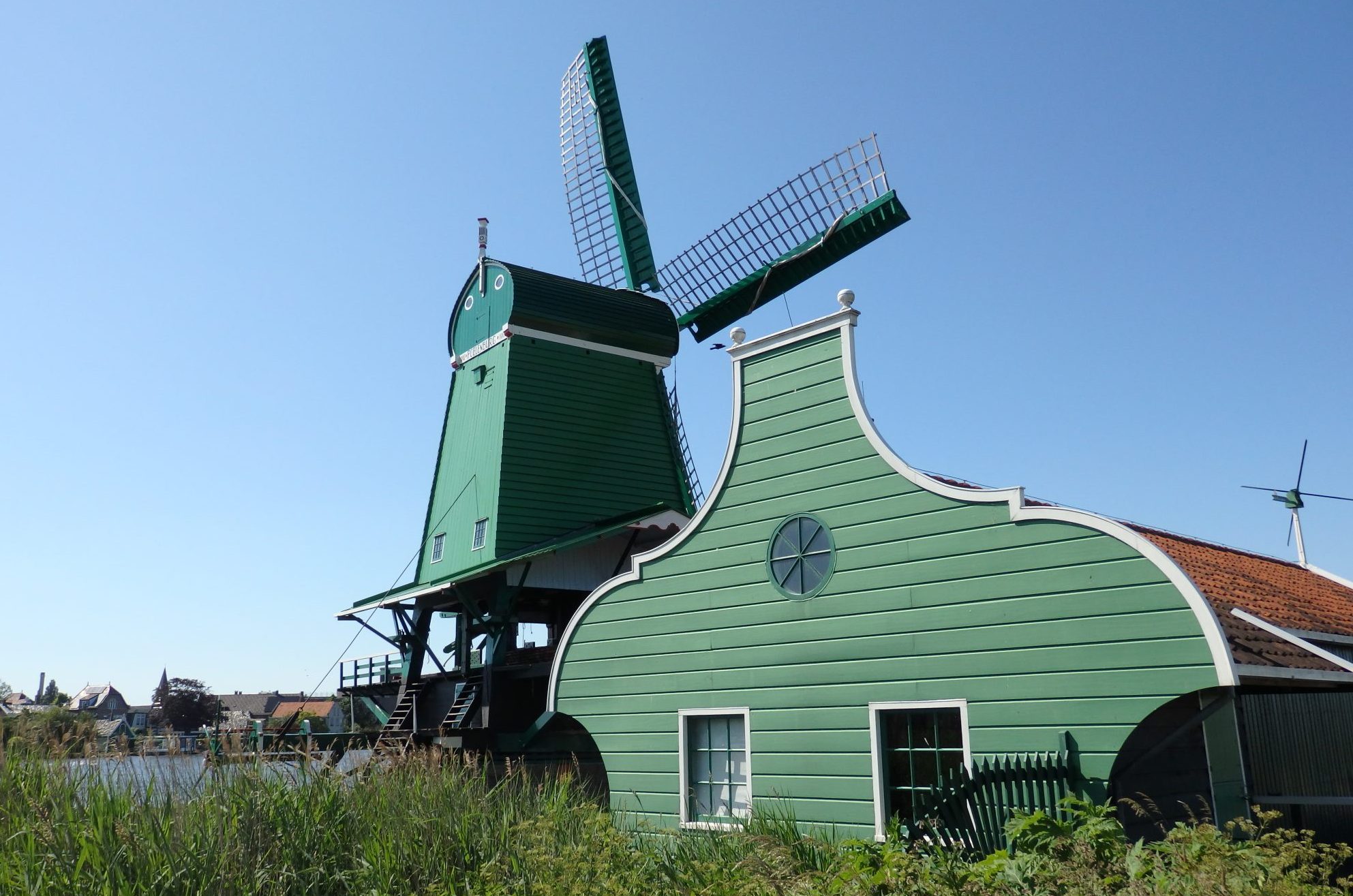 Poelenburg windmill: a sawmill at Zaanse Schans