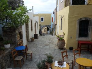 A "street" in Arolithos Traditional Cretan Village