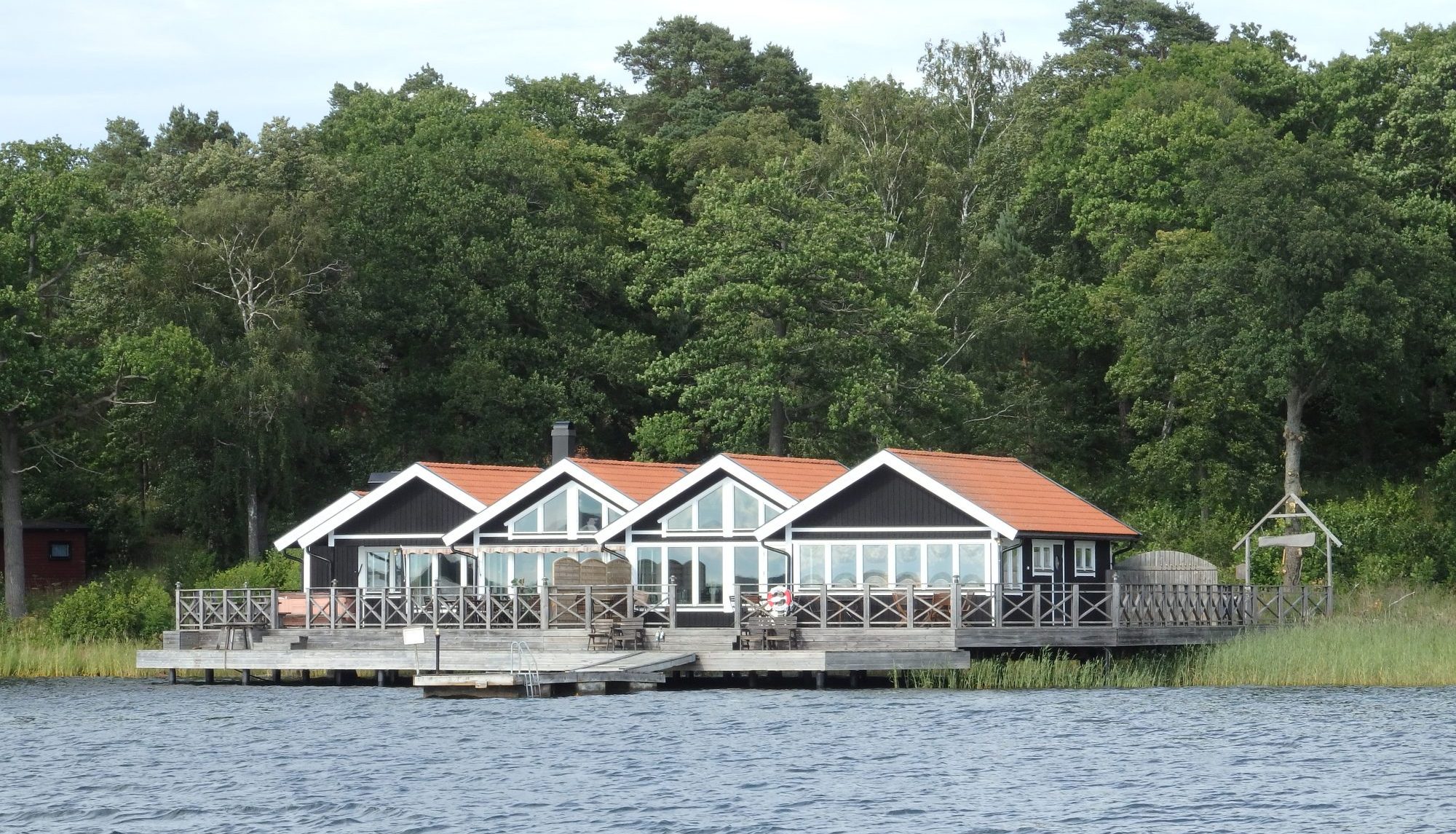 The sauna building on Nasslingen Island, Sweden