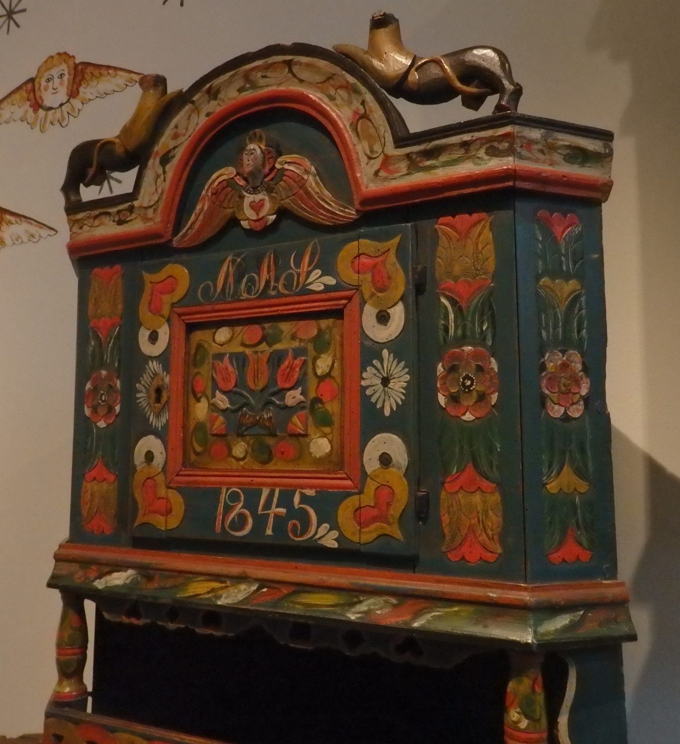 an example from the furniture collection at the Nordic Museum, Stockholm, Sweden