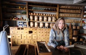 a spice shop, the precursor to the grocery store, at Skansen, Stockholm, Sweden