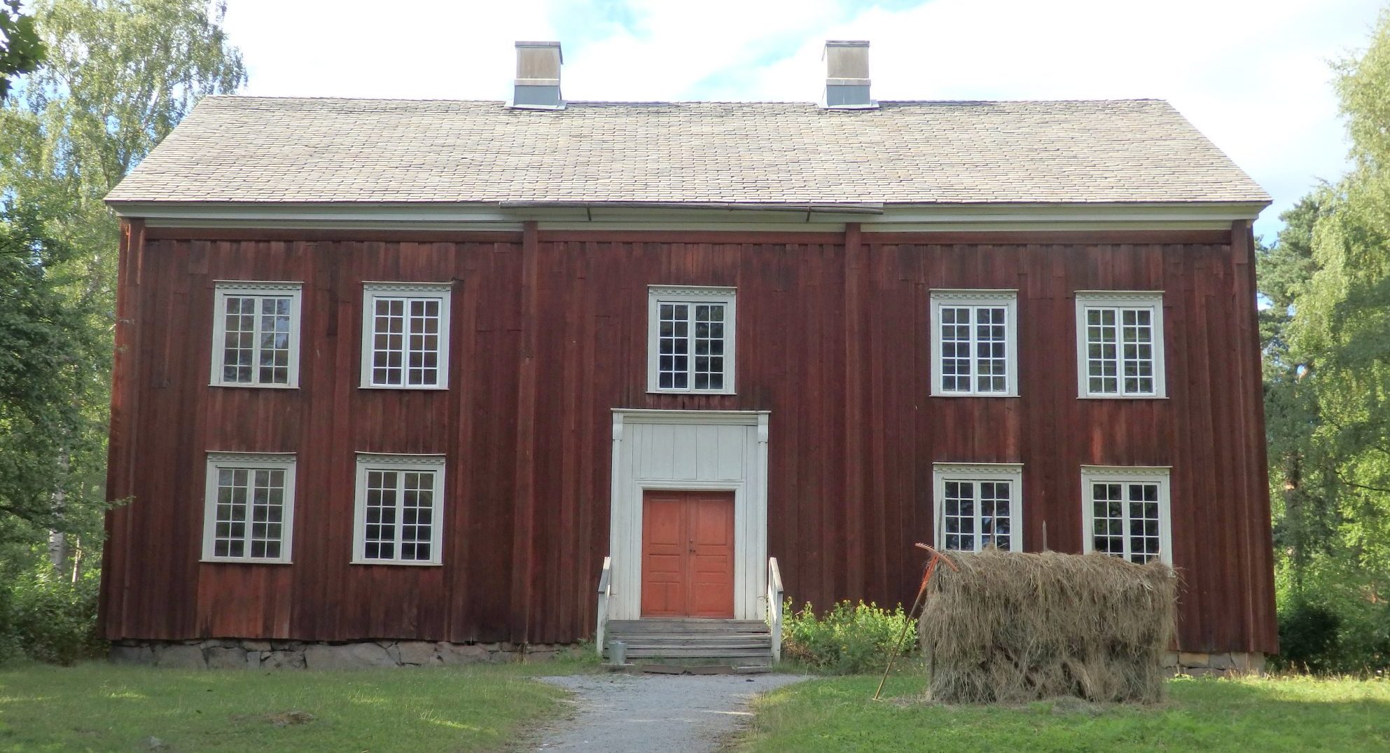 This farmhouse from the mountains of Varmland is decorated as it was in the second half of the 1800s. Skansen, Sweden