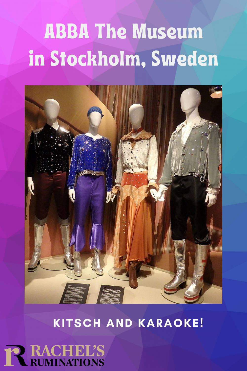 Love them or hate them, unless you’re truly allergic to the sound of ABBA's music, you’ll enjoy the ABBA Museum in Stockholm. Read all about it here! #ABBA #Stockholm #Sweden #Eurovision via @rachelsruminations
