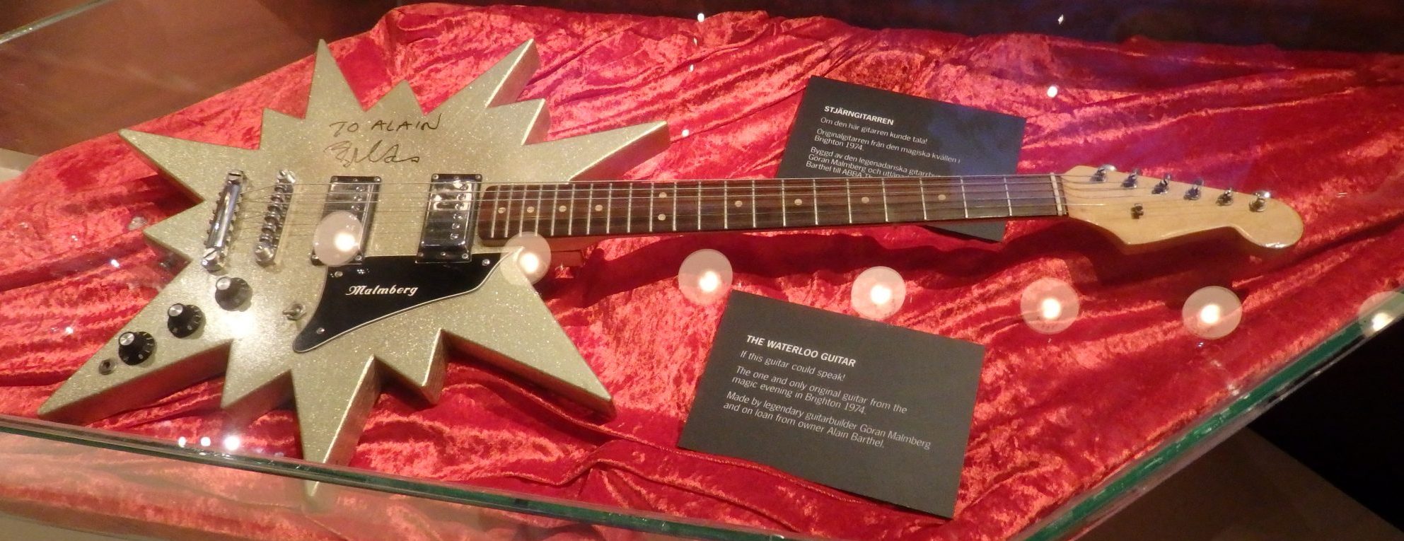the guitar from the Eurovision performance