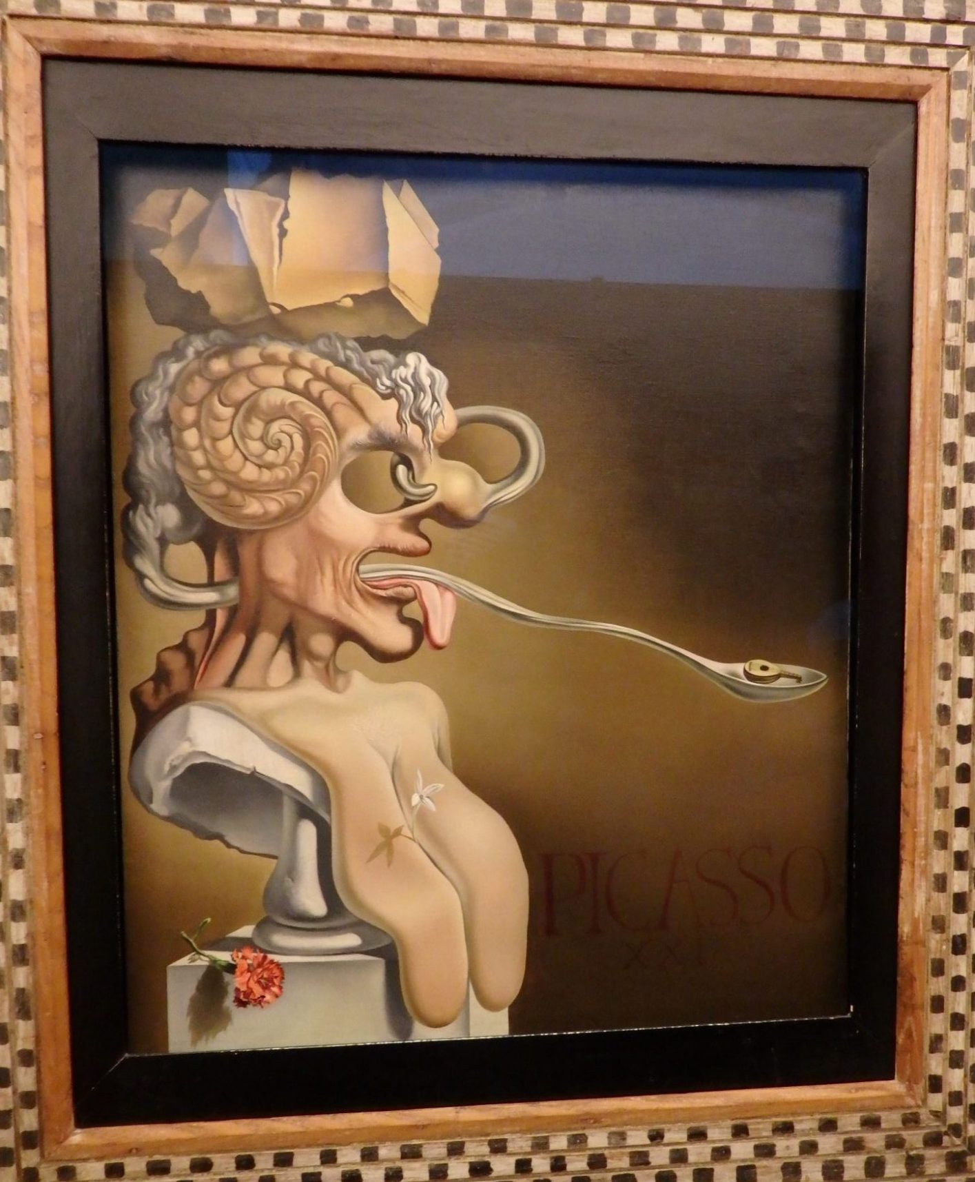 This painting is called "Portrait of Pablo Picasso in the Twenty-First Century."