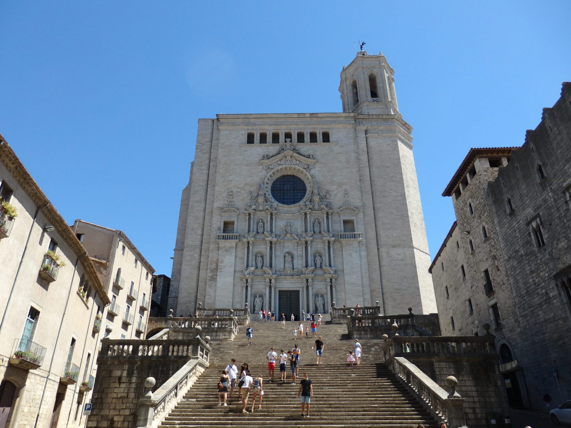 The cathedral, whose full name is the Cathedral of St. Mary of Girona