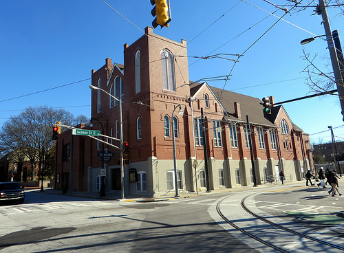 Ebenezer Baptist Church in Atlanta, Georgia. Image via Flickr by Sean_Marshall