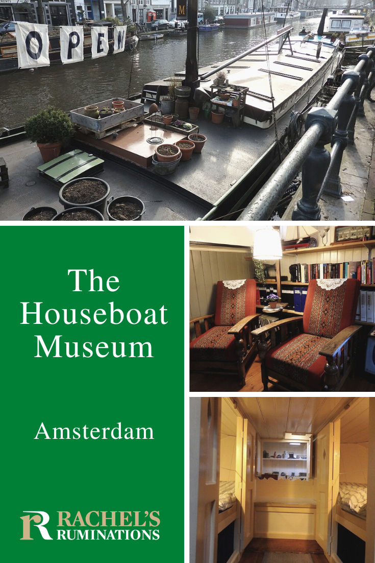 Ever considered living in a houseboat? The Houseboat Museum in #Amsterdam gives a glimpse of houseboat life: a very quick glimpse, given how small a vintage houseboat is. #houseboat via @rachelsruminations