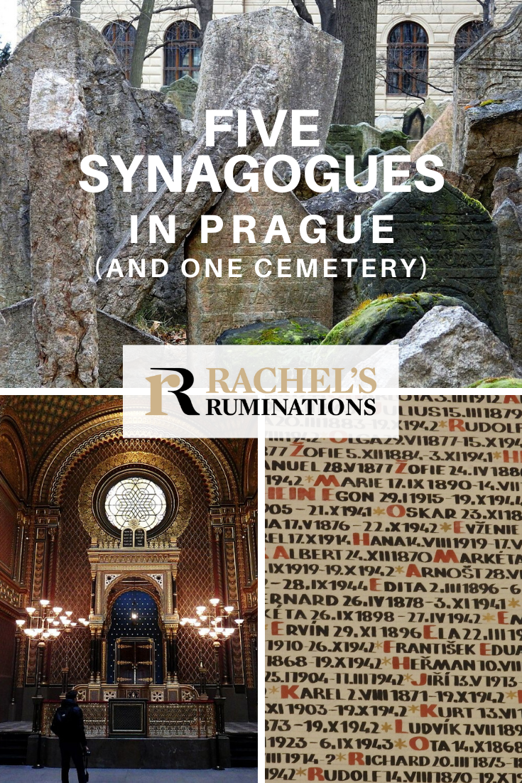 Five synagogues and a cemetery (with a ceremonial hall) are what remains of Prague's once-thriving Jewish neighborhood. Together, they now make up the Prague Jewish Museum. #prague #czechia #czechrepublic #synagogues #unescoworldheritage #jewishmuseum #rachelsruminations via @rachelsruminations