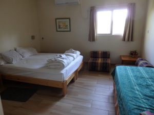 My room at Kibbutz Inbar, one of the ILH hostels in Israel