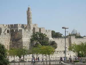 The Tower of David, as seen from outside the Jaffa Gate. The tower you see, also sometimes called the Tower of David, is a minaret.