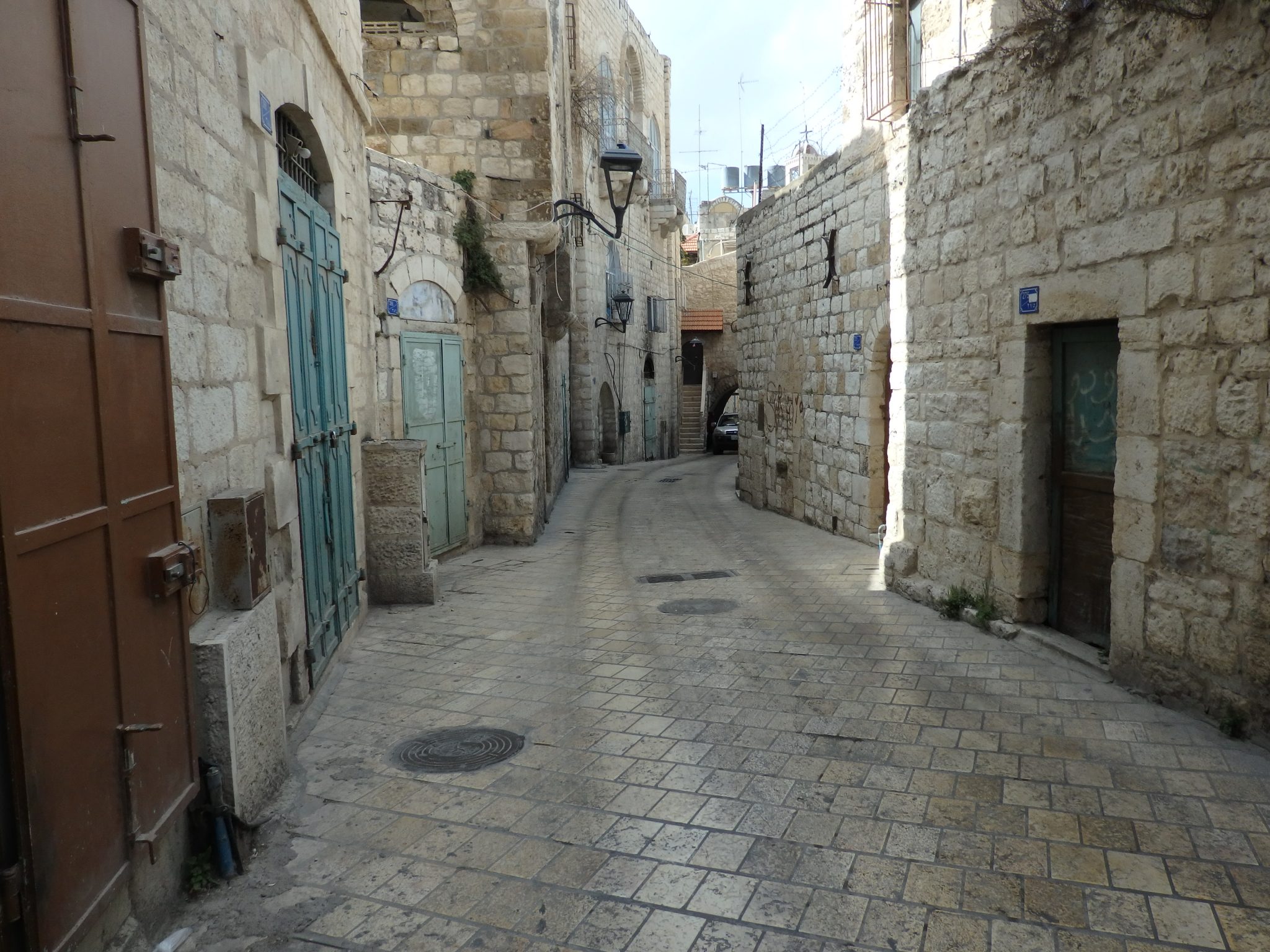 a street in the old part of Bethlehem