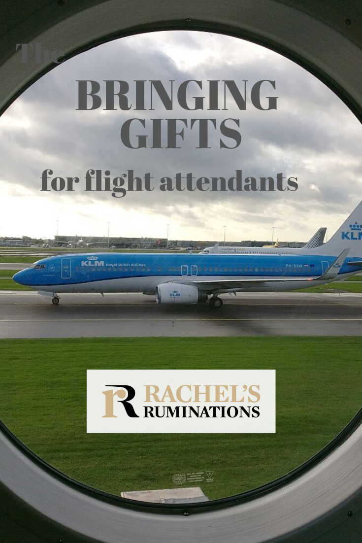 Cabin crew members have an important role and show remarkable patience. Here's a story about my experiment with bringing gifts for flight attendants. #flightattendant #flying #cabincrew #rachelsruminations via @rachelsruminations