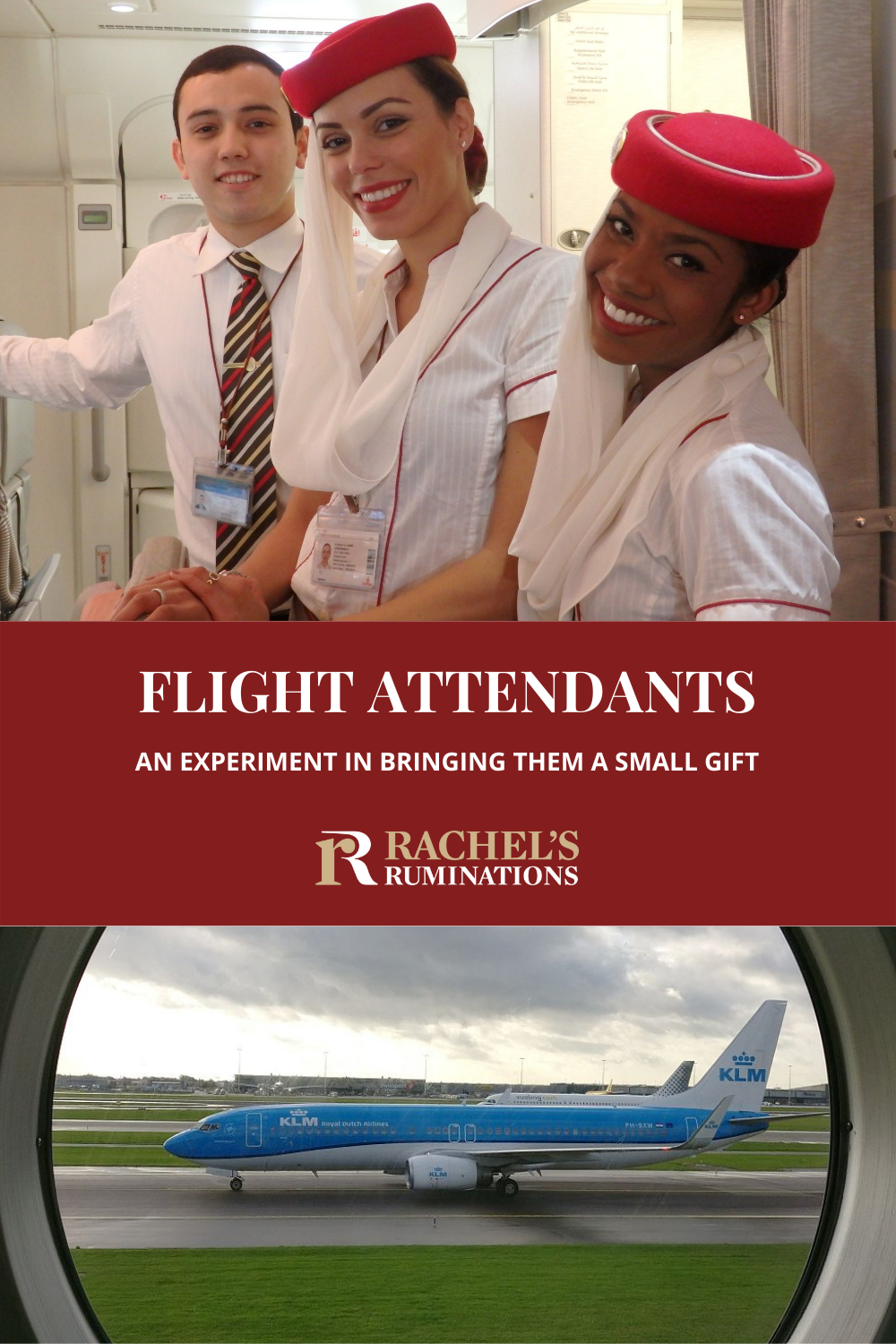 Cabin crew members have an important role and show remarkable patience. Here's a story about my experiment with bringing gifts for flight attendants. #flightattendant #flying #cabincrew via @rachelsruminations