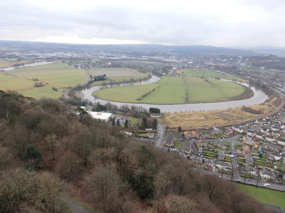 The River Forth meanders through the valley: The Wallace Memorial and a travel blogger's heart