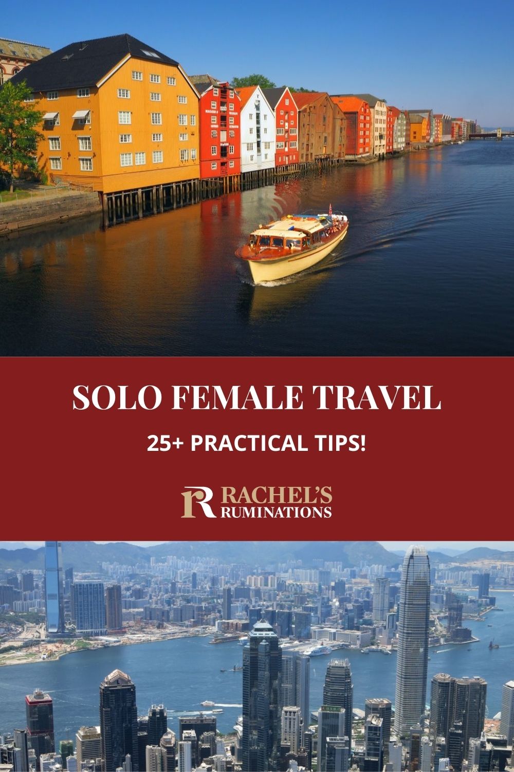 Truly practical advice for women traveling alone. Tips for sleeping, eating, socializing and lots more travel advice for solo female travel! via @rachelsruminations