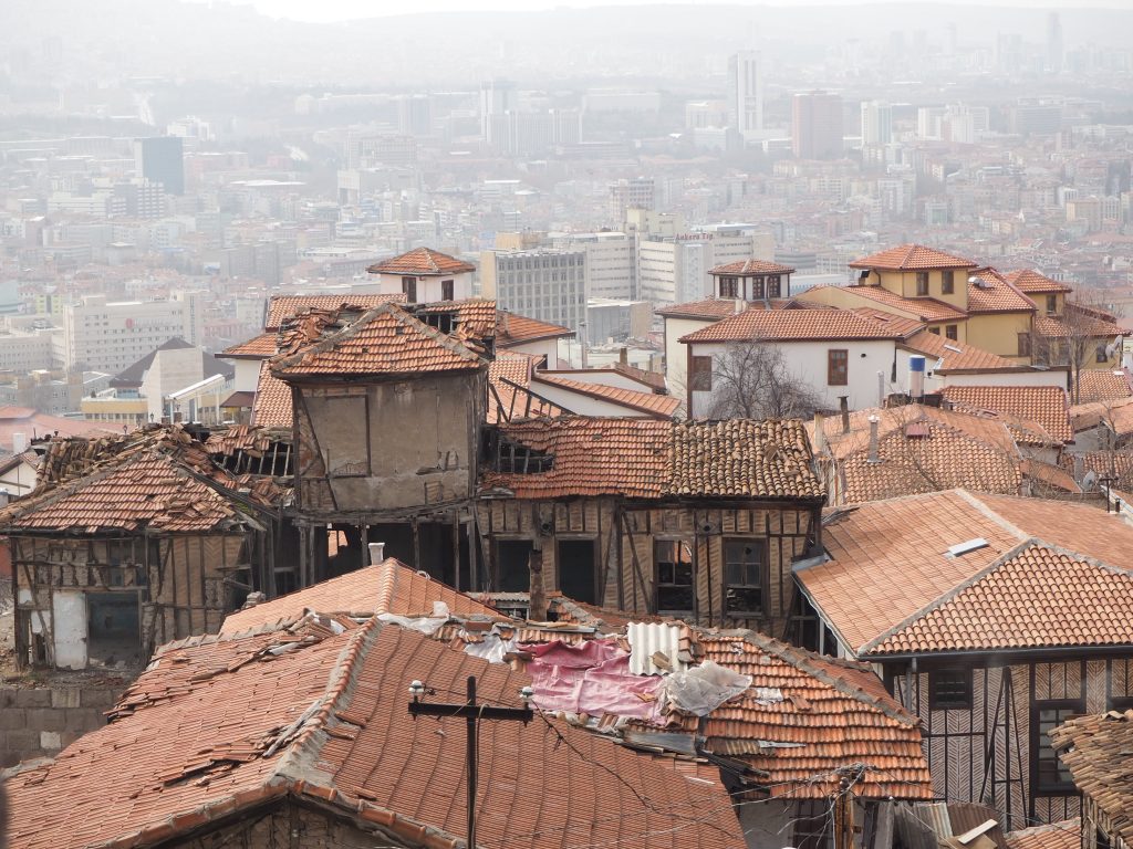 view from Ankara Castle