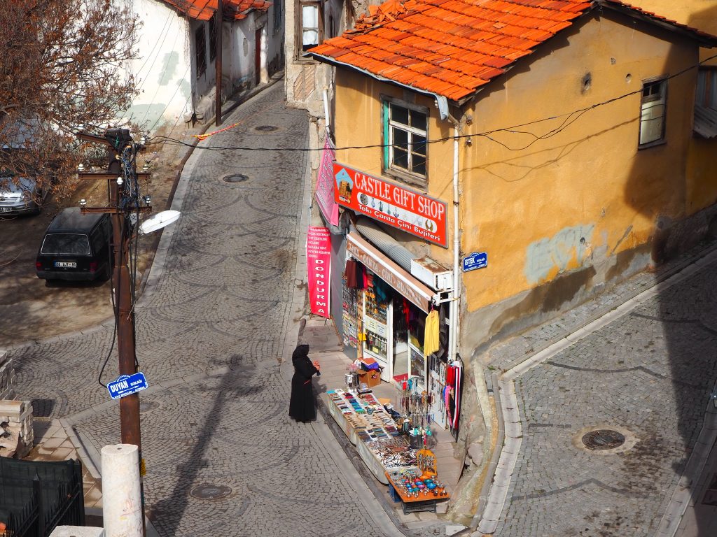 gift shop below Ankara Castle