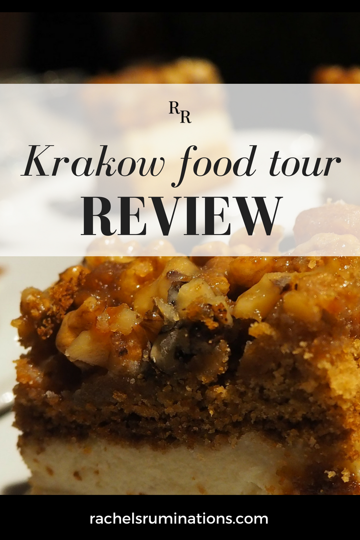 pinnable image: Krakow food tour