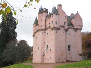 Craigievar Castle in Aberdeenshire is pastel pink! And it is taller than it is wide.