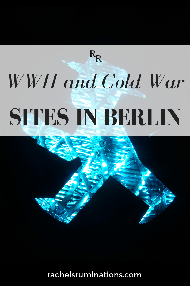 Berlin is a wonderfully diverse and dynamic city and, for a tourist with an interest in history, there are plenty of WWII and Cold War sites to visit. Here's a complete list! via @rachelsruminations