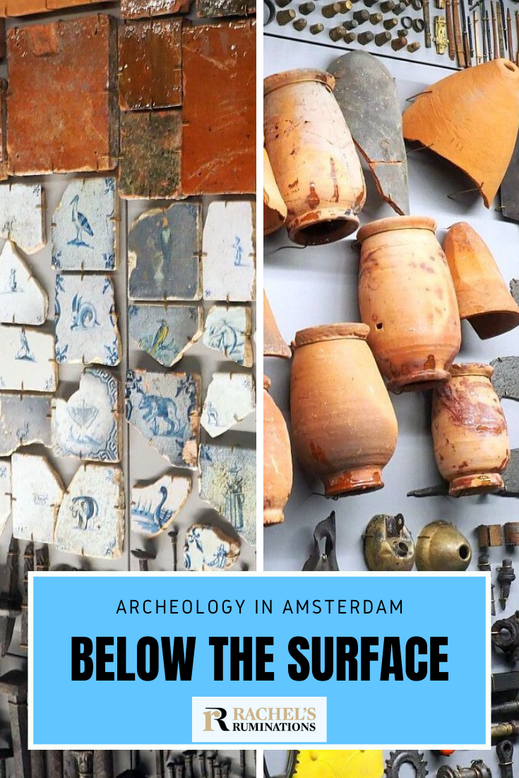 Below the Surface in Amsterdam shows archeological finds from building a new metro line. It's not a museum; it's basically a teaser for the website. Read about it here! #belowthesurface #archeology #Amsterdam #Rokin via @rachelsruminations