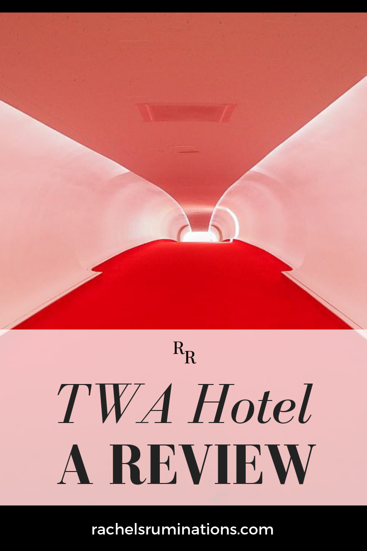 The old TWA terminal in JFK Airport, designed by Eero Saarinen in 1962, has been restored and repurposed into the TWA Hotel: a review of the new hotel. #TWAHotel #JFKAirport #nyc #EeroSaarinen #1962 #hotelreview via @rachelsruminations