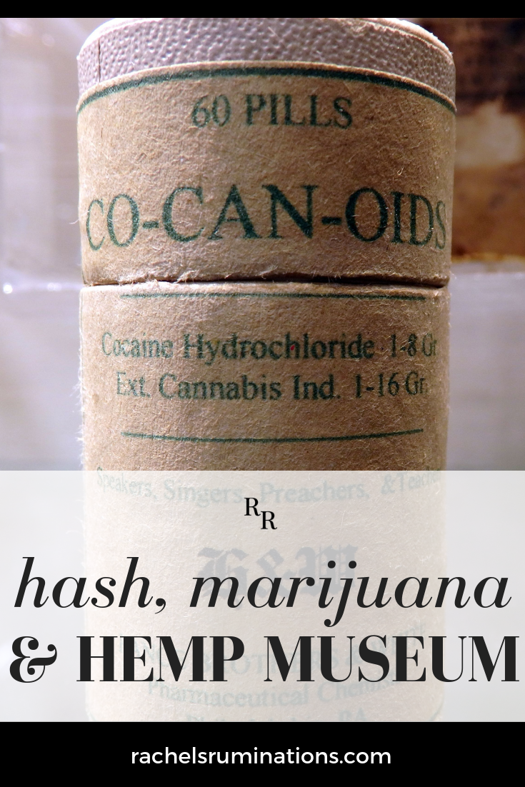 It's not surprising that Amsterdam is home to a museum of Hash, Marijuana and Hemp, given its generally tolerant policy toward soft drugs.  via @rachelsruminations