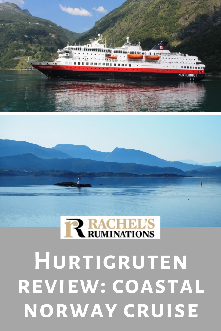 Hurtigruten cruises are unlike other cruises! This Hurtigruten review describes all aspects of a Hurtigruten cruise on the Norway coastal route: the cabin, the food, the excursions, and it gives lots of advice. #hurtigruten #cruises #norway #norwaycoastline via @rachelsruminations