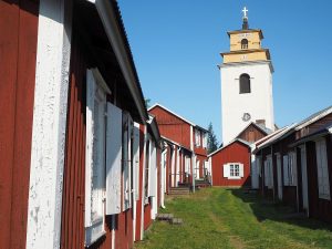 Gammelstad church town UNESCO site in Sweden