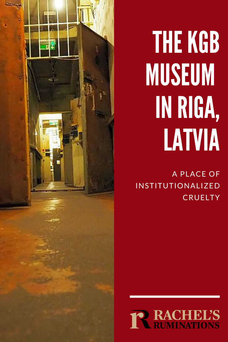 The KGB Museum, Riga, shows what the KGB did at "The Corner House": imprison people for months, interrogate and torture them, then either execute them on the spot or send them to labor camps in Siberia. via @rachelsruminations