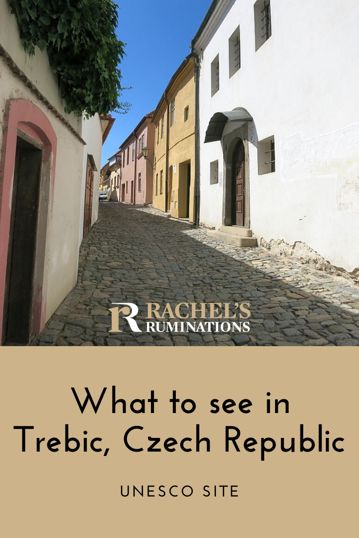 Trebic, Czech Republic has a UNESCO site made up of three sites: the old Jewish Quarter, the old Jewish cemetery, and a Catholic Basilica, and they're all worth seeing. via @rachelsruminations