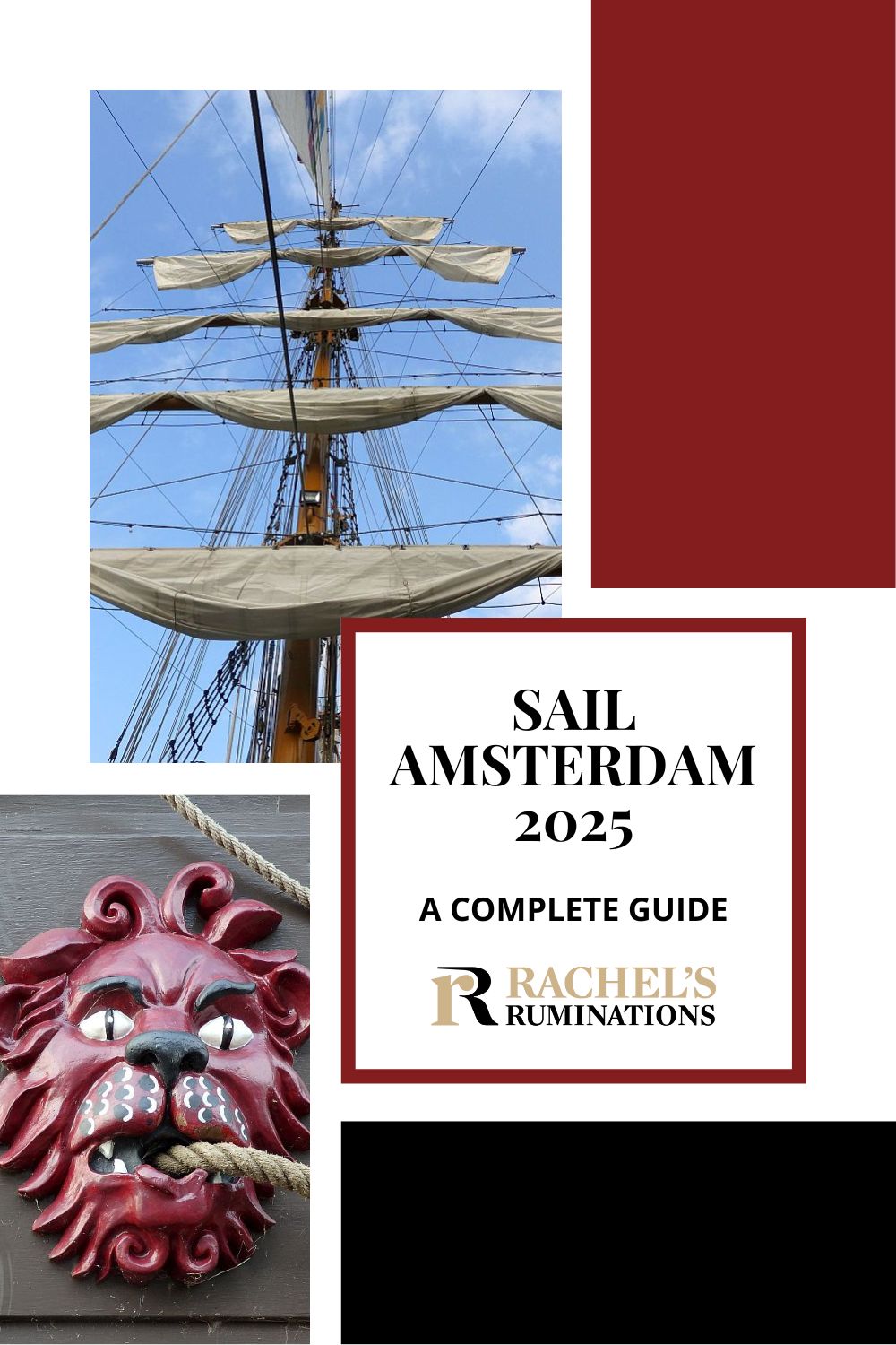 Sail Amsterdam is a massive gathering of ships, from tall ships to rowboats, in the port of Amsterdam every 5 years. Read this complete guide to SAIL Amsterdam! via @rachelsruminations