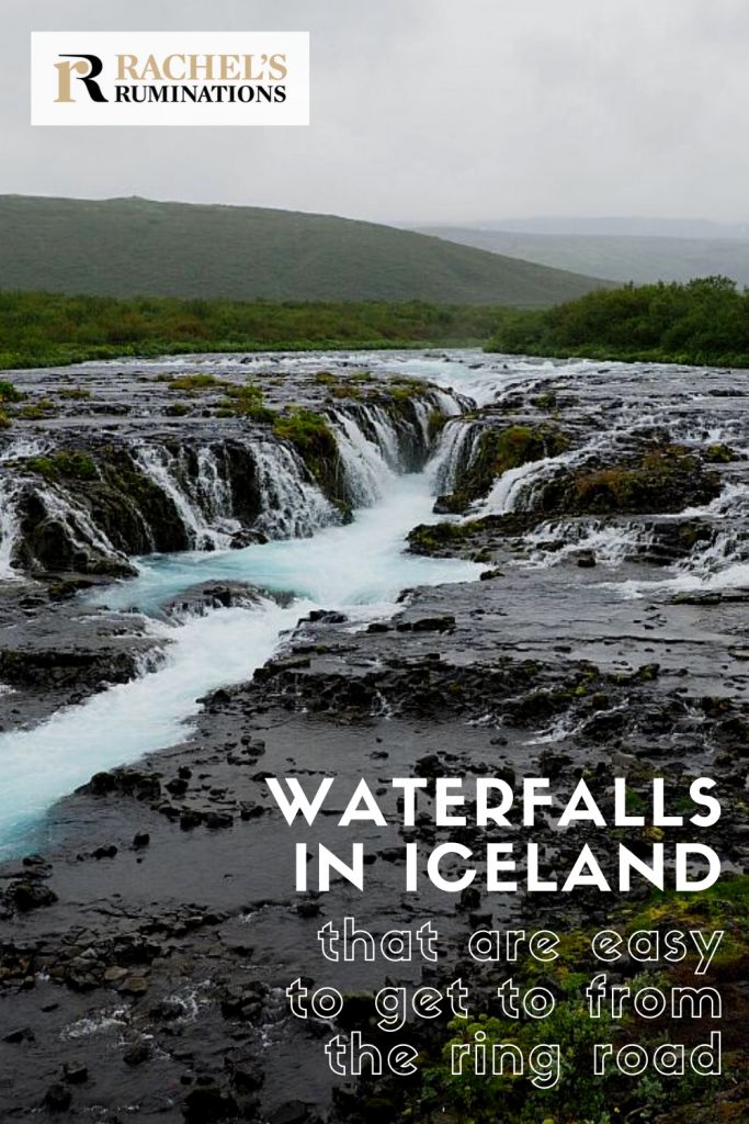 Pinnable image
Text: Waterfalls in Iceland that are easy to get to from the ring road
Image: Bruarfoss waterfall