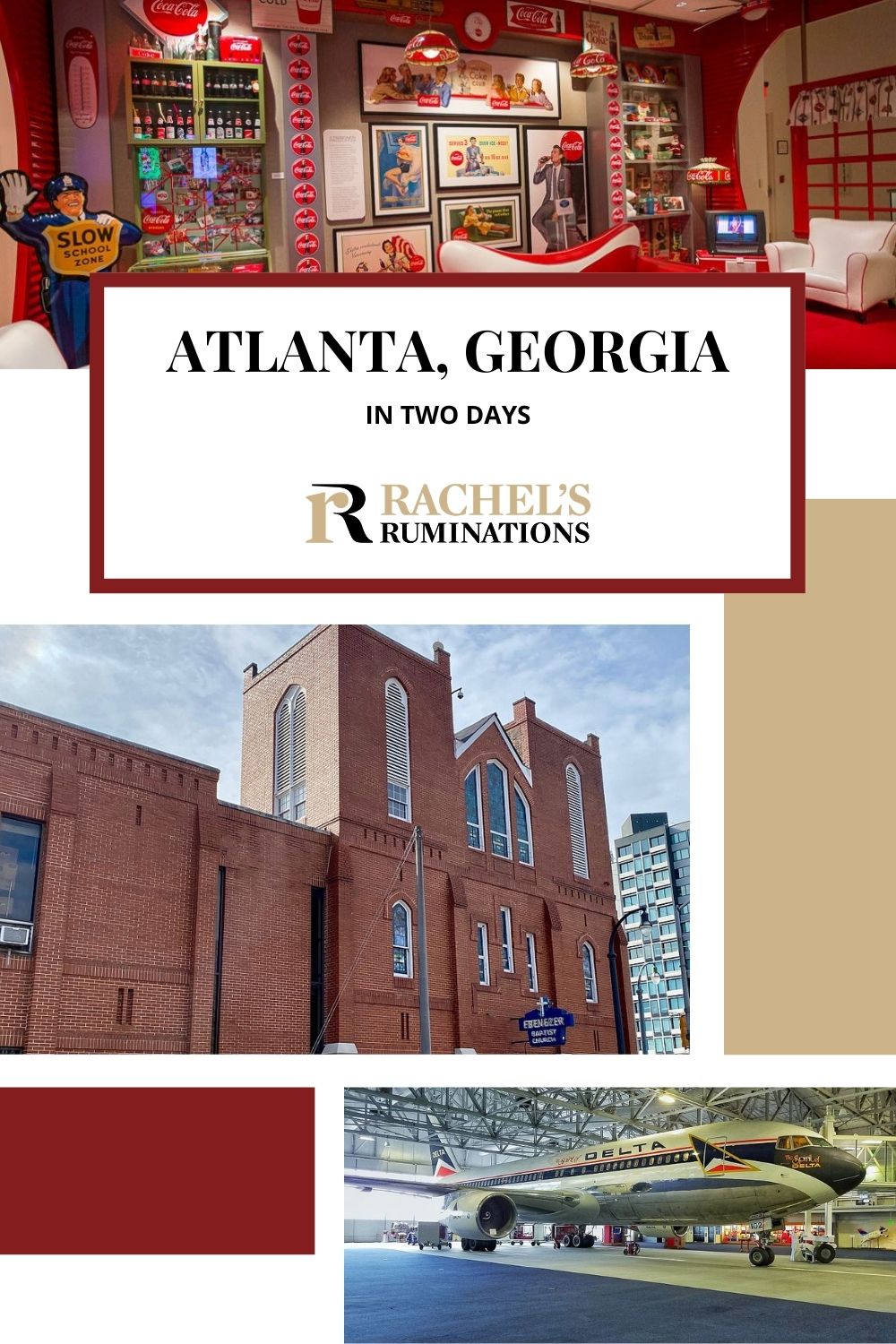 Atlanta is a modern, booming, diverse city of half a million people with a gripping history in the Civil Rights struggle. Here's what I'd see in a weekend in Atlanta! via @rachelsruminations