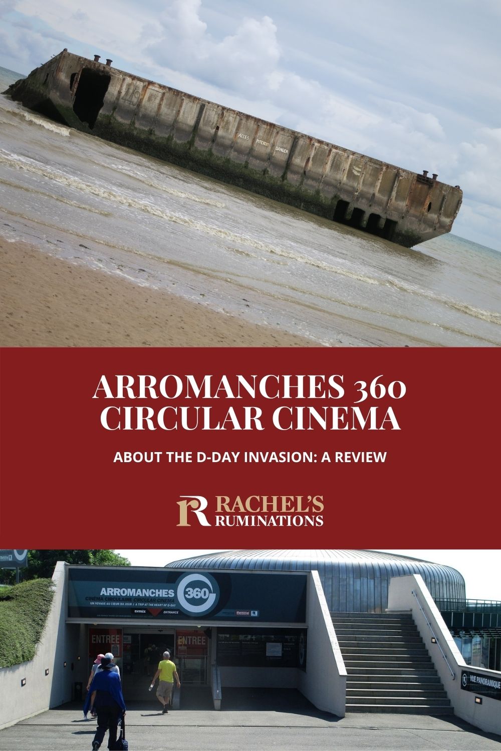 My oh-so-laconic son, on exiting Arromanches 360 circular cinema, which depicts the D-Day invasion, remarked, “Even I found this one moving,” Read the review here. via @rachelsruminations